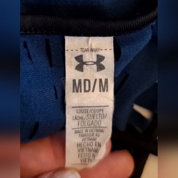 Under Armour  - Med. Blue Tank - Picture 7 of 12